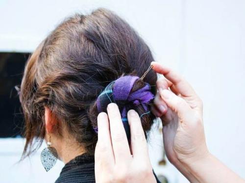 Hair Round Up - 13 Ways How to Wear a Scarf in Your Hair