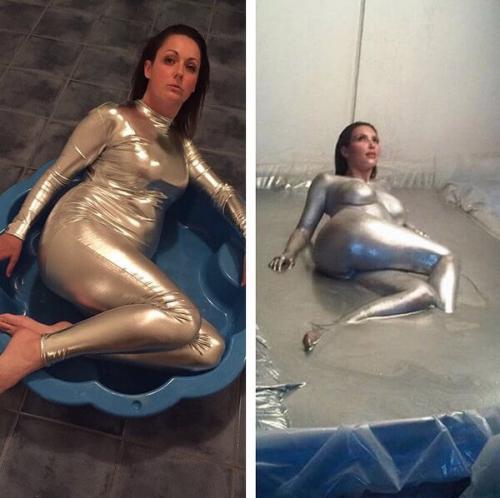 Woman Recreate Popular Celebrity Instagram Photos 2