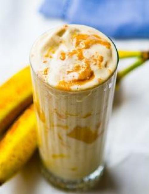 Meal Replacement Energy-Boosting Banana Peanut Butter Smoothie1