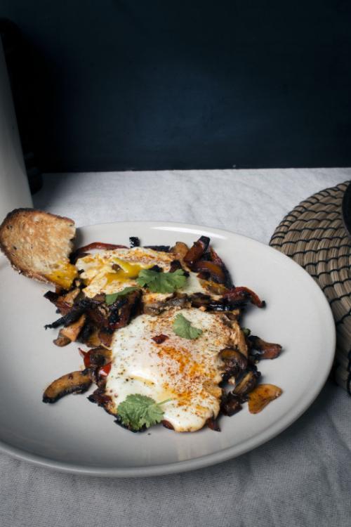 Red Pepper & Mushroom Skillet | I Will Not Eat Oysters