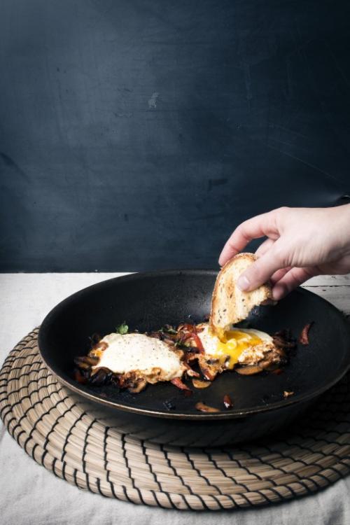 Red Pepper & Mushroom Skillet | I Will Not Eat Oysters