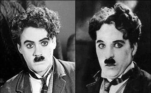   biopic lookalikesrobert downy jr charlie chaplin  