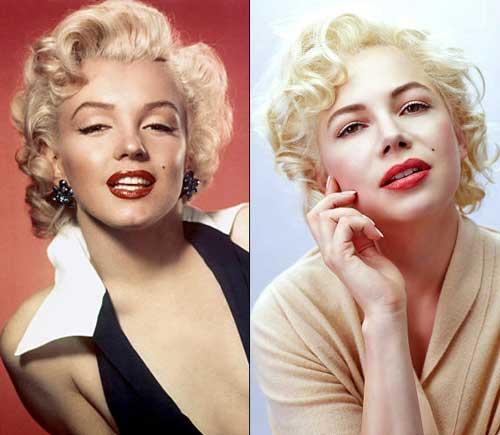   biopic lookalikesmichelle williams marilyn  