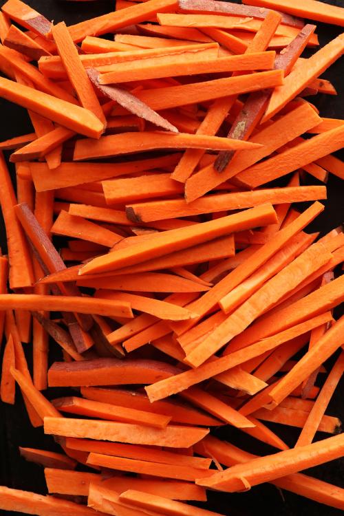 Baked Sweet Potato Fries! #vegan #glutenfree