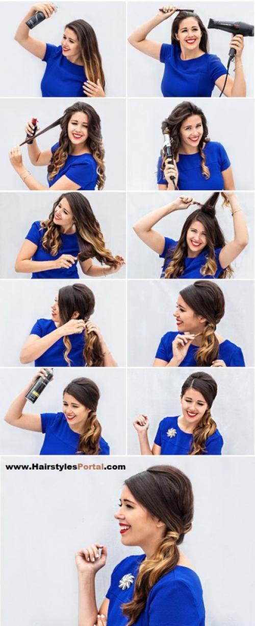 Bouffant Ponytail Hairstyle Tutorial