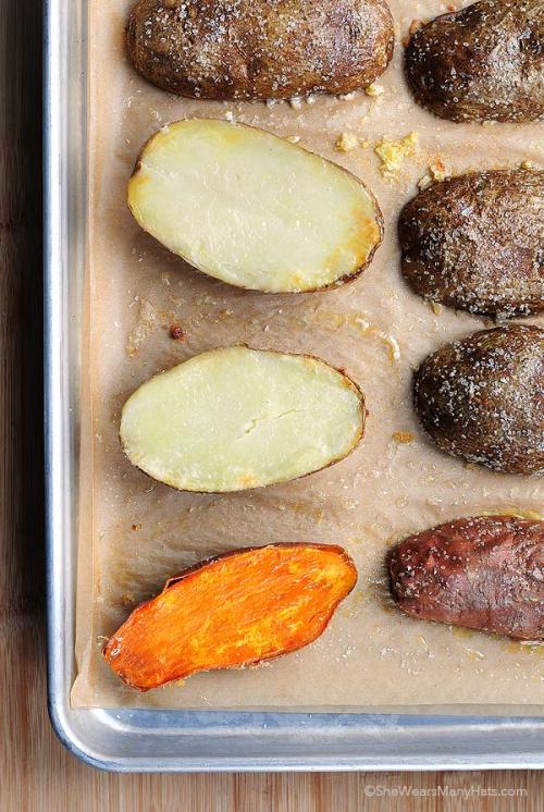 quick baked potatoes